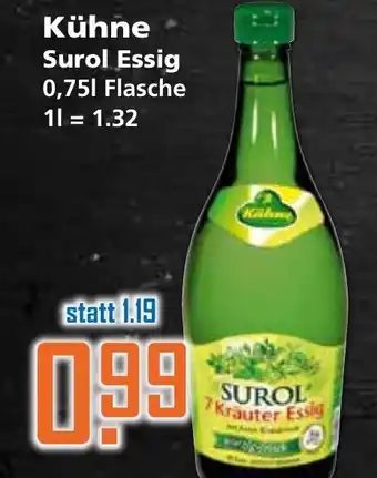 Klaas und Kock Kühne Surol Essig 0,75L Angebot