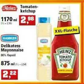 Thomas Philipps Heinz Tomatenketchup Oder Hamker Delikatess Mayonnaise Angebot