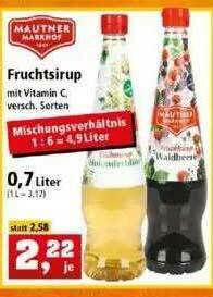 Thomas Philipps Fruchtsirup Mautner Angebot