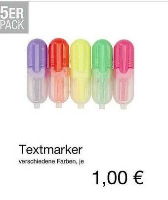 KiK Textmarker Angebot