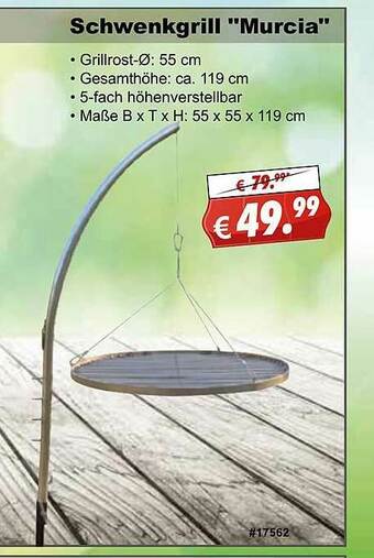 Stabilo Fachmarkt Schwenkgrill „murcia” Angebot