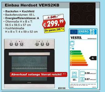 Stabilo Fachmarkt Einbau Herdset Vehs2kb Angebot