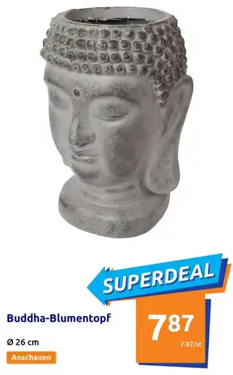 Action Buddha Blumentopf Angebot