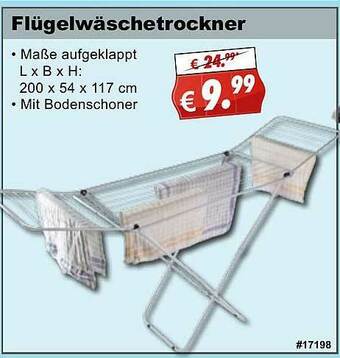 Stabilo Fachmarkt Flügelwäschetrockner Angebot