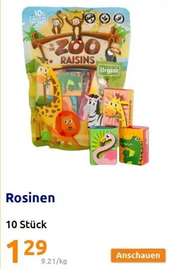 Action Rosinen 10 Stück Angebot