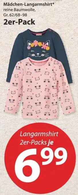 NKD Mädchen Langarmshirt Angebot