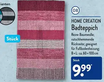 Aldi Nord Home Creation Badteppich Angebot