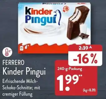Aldi Nord Ferrero Kinder Pingui 240 g Packung Angebot