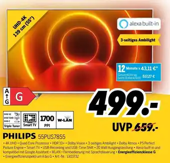 MEDIMAX Philips 55PUS7855 Angebot