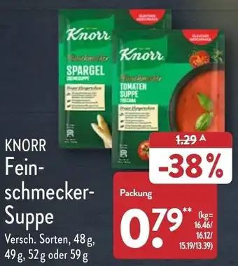 Aldi Nord Knorr Feinschmecker Suppe Angebot