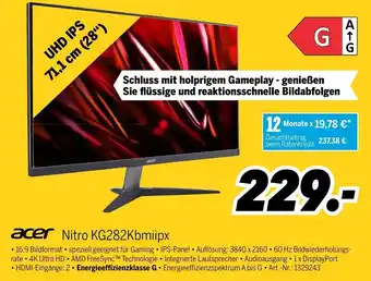 MEDIMAX Acer Nitro KG282Kbmiipx Angebot