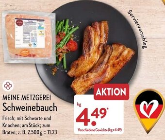 Aldi Nord Meine Metzgerei Schweinebauch Angebot