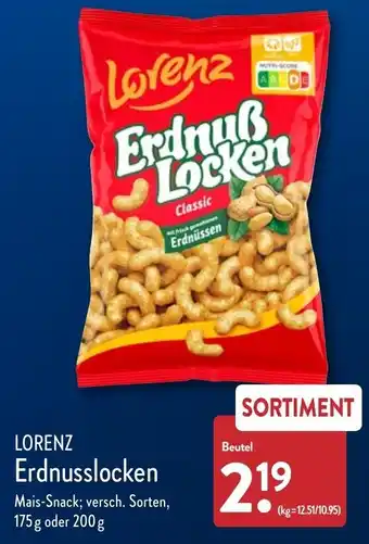 Aldi Nord Lorenz Erdnusslocken 175 g oder 200 g Angebot