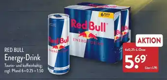 Aldi Nord Red Bull Energy Drink 6 x 0,25 l Dose Angebot