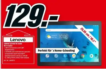 MediaMarkt Lenovo Tab M10 TB-X505F WiFi Tablet Angebot