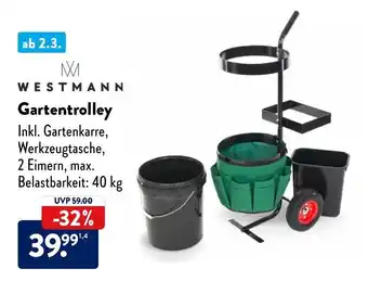 Aldi Nord Westmann Gartentrolley Angebot