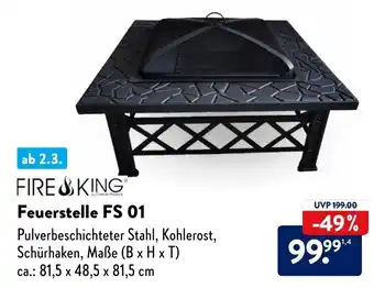 Aldi Nord Fire King Feuerstelle FS 01 Angebot