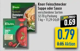 diska Knorr Feinschmecker Suppe o. Sauce 32-70g Angebot