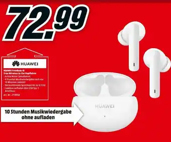 MediaMarkt Huawei FreeBuds 4i True Wireless In Ear Kopfhörer Angebot