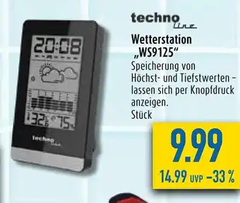 diska TechnoLine Wetterstation | WS9125 Angebot