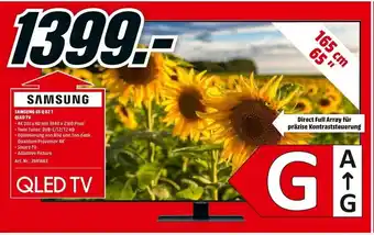 MediaMarkt Samsung 65 Q 82 T QLED TV Angebot