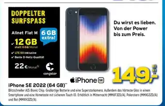 Euronics Apple iPhone SE 64Gb 2022 Angebot