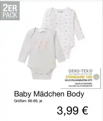 KiK Baby Mädchen Body Angebot