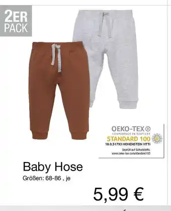 KiK Baby Hose Angebot