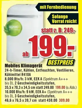 B1 Discount Baumarkt Mobiles Klimagerät Angebot