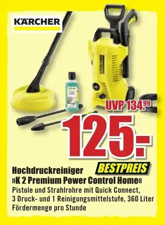 B1 Discount Baumarkt Hochdruckreiniger K2 Premium Power Control Home Angebot