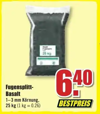 B1 Discount Baumarkt Fugensplitt Basalt Angebot