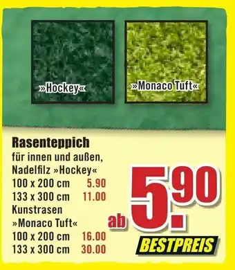 B1 Discount Baumarkt Rasenteppich Angebot