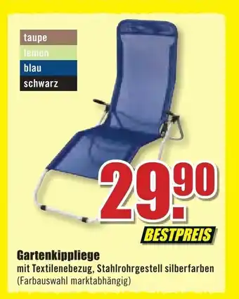 B1 Discount Baumarkt Gartenkippliege Angebot