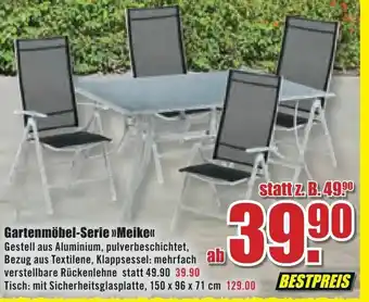 B1 Discount Baumarkt Gartenmöbel Serie  ,,Meike" Angebot