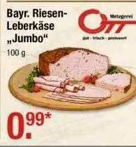 V Markt Ott Riesen-leberkäse Jumbo Angebot