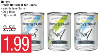 Marktkauf Hardys Traum Naturkost für Hunde 400 g Dose Angebot