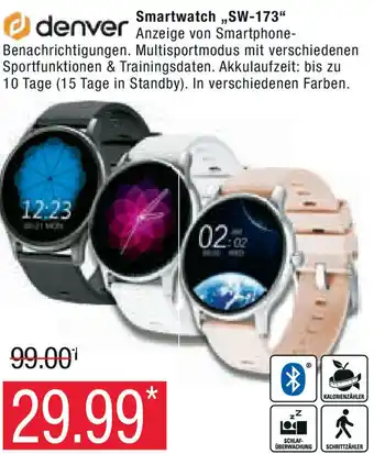 Marktkauf Denver Smartwatch SW-173 Angebot