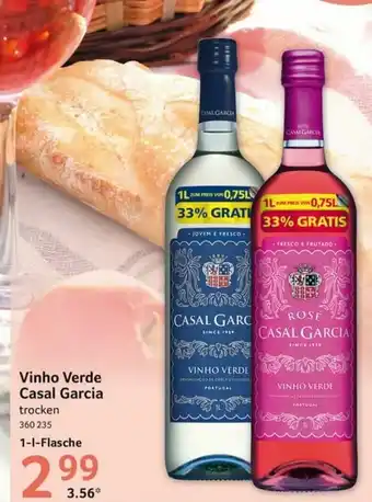 Selgros Vinho Verde Casal Garcia 1L Angebot