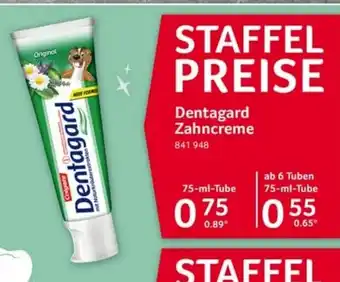 Selgros Dentagard Zahncreme 75ml Angebot