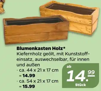 NETTO Blumenkasten Holz Angebot