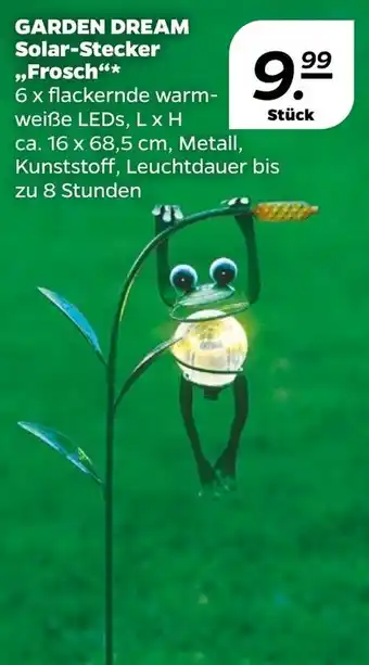 NETTO Garden Dream Solar Stecker Frosch Angebot