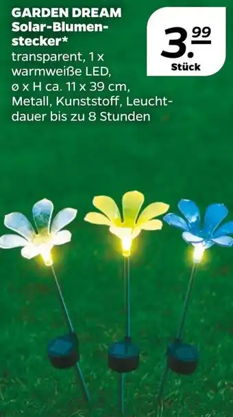 NETTO Garden Dream Solar Blumenstecker Angebot