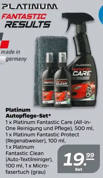 NETTO Platinum Autopflege Set Angebot