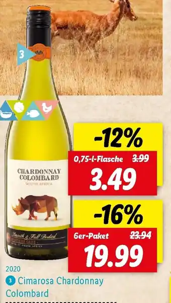 Lidl Cimarosa Chardonnay Colombard Angebot