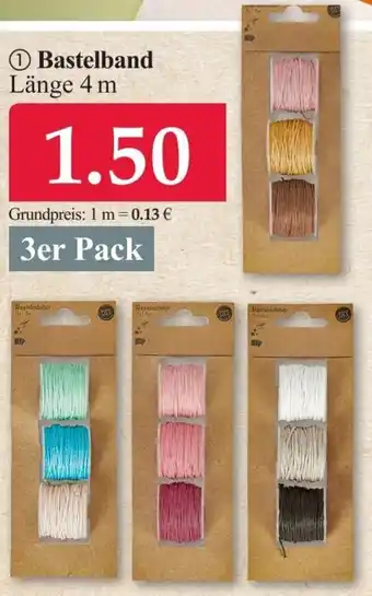 Woolworth Bastelband 3er Pack Angebot