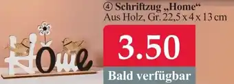 Woolworth Home Schriftzug Angebot