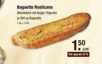 V Markt Baguette Rusticana Angebot