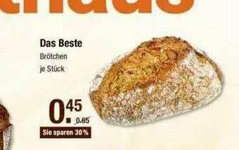 V Markt Das Beste Brötchen Angebot