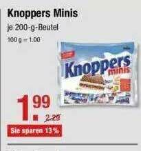 V Markt Knoppers Minis Angebot