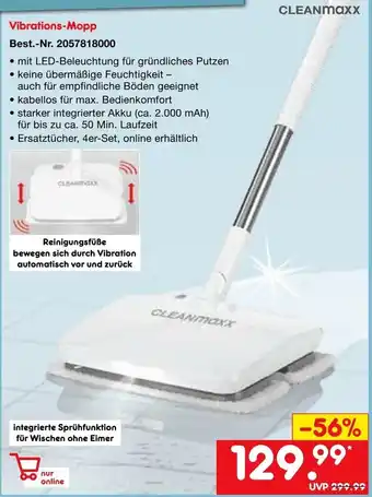 Netto Marken-Discount Cleanmaxx Vibrations Mopp Angebot